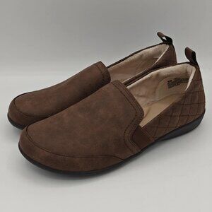 JSPORT “Lisa” Women’s Quilted Slipper Indoor/Outdoor Moc Style Shoe